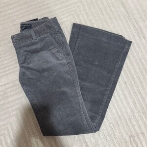 Banana Republic Gray Corduroy Boot-Cut Pants